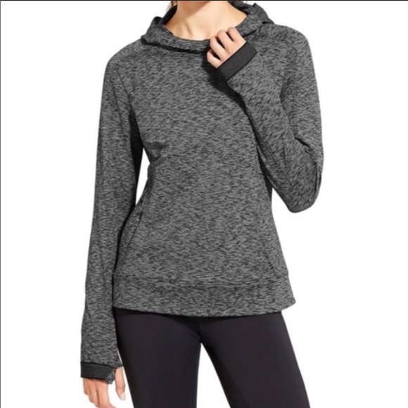 Athleta Tops - Athleta Striated Stowe Hoodie Size Medium